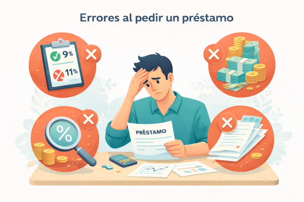 Errores al pedir un préstamo