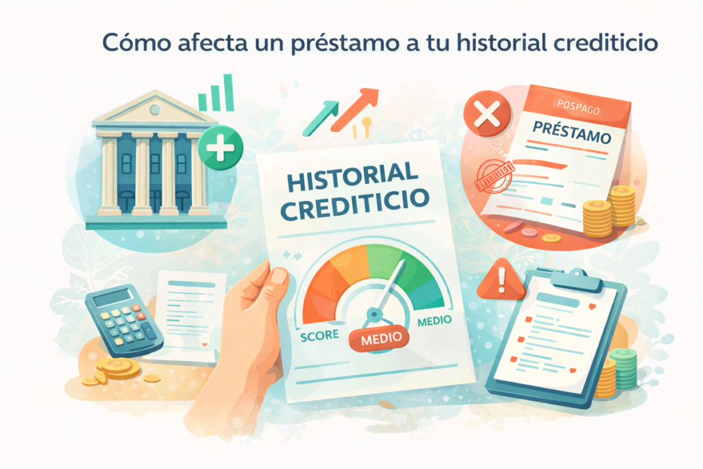 Cómo afecta pedir un préstamo a tu historial crediticio